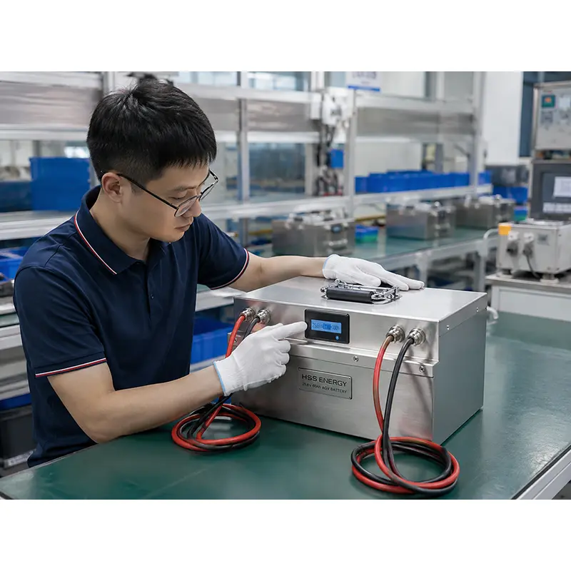 แบตเตอรี่ AGV 25.6V 60Ah