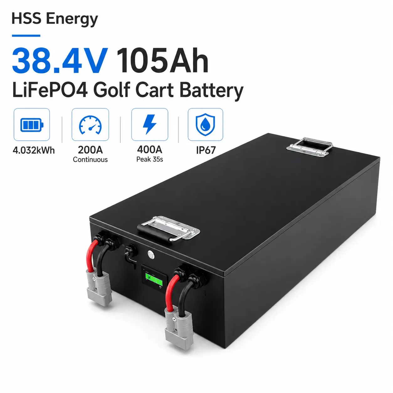 แบตเตอรี่ลิเธียมรถกอล์ฟ 36V 105Ah
