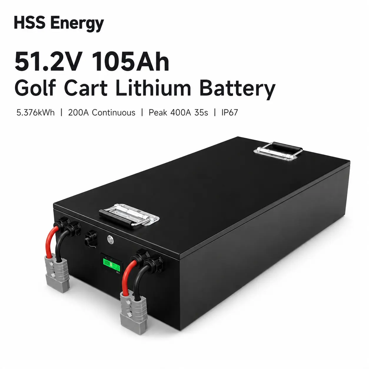 แบตเตอรี่ลิเธียมรถกอล์ฟ 51.2v 105ah