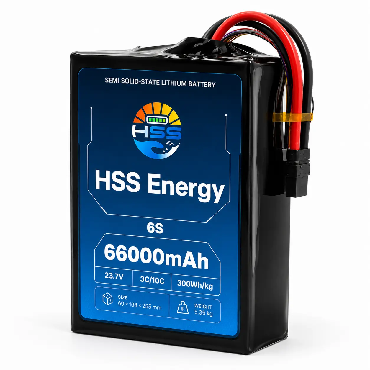 แบตเตอรี่ UAV 6S 66000mAh