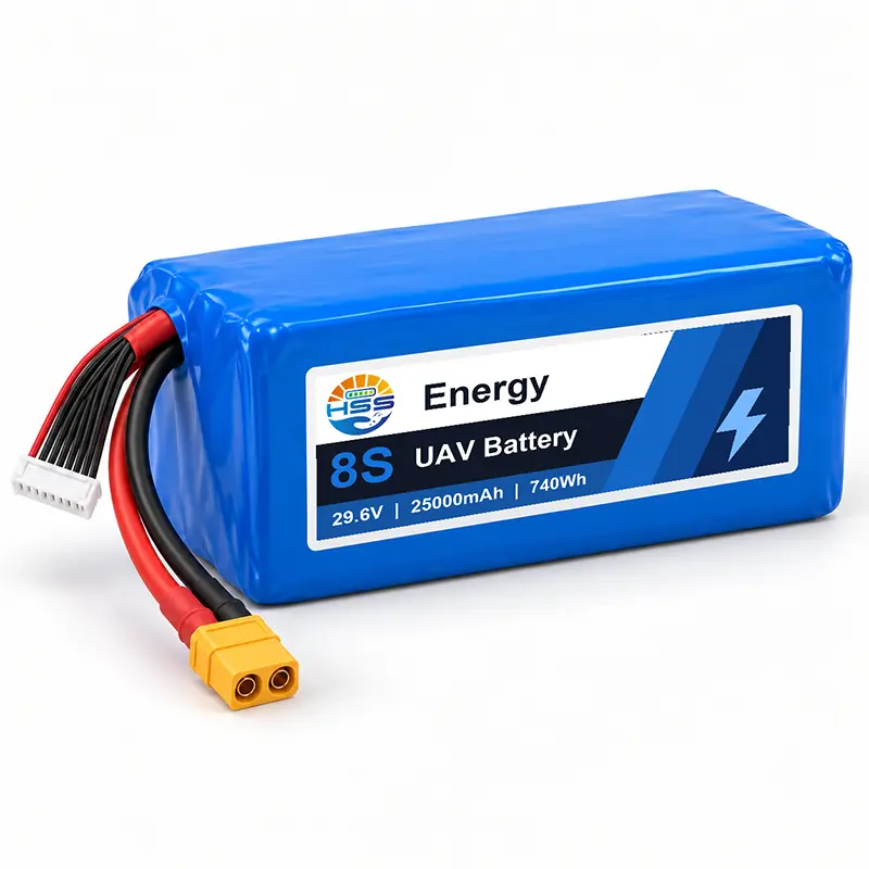 แบตเตอรี่ UAV 8S 25000mAh