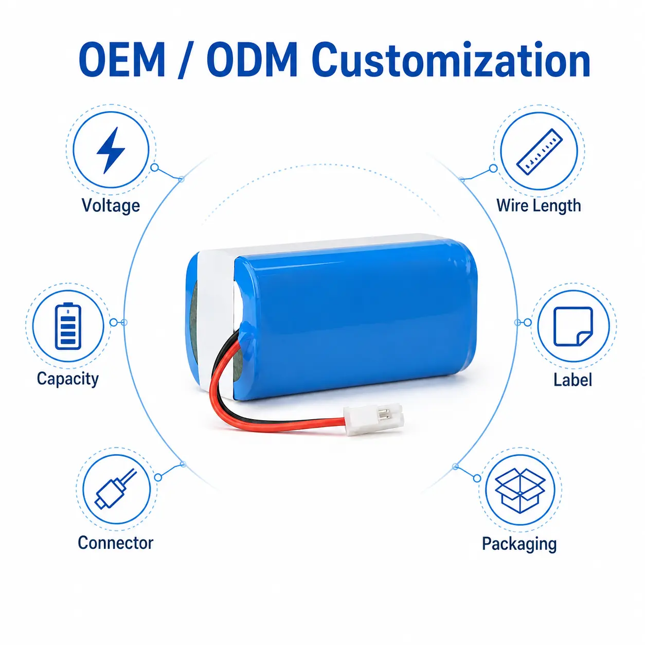 7.4v 5000mah Battery Pack