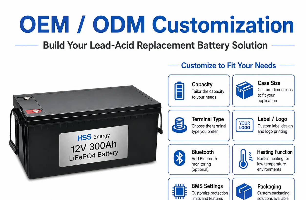 12V 300Ah LiFePO4 Battery